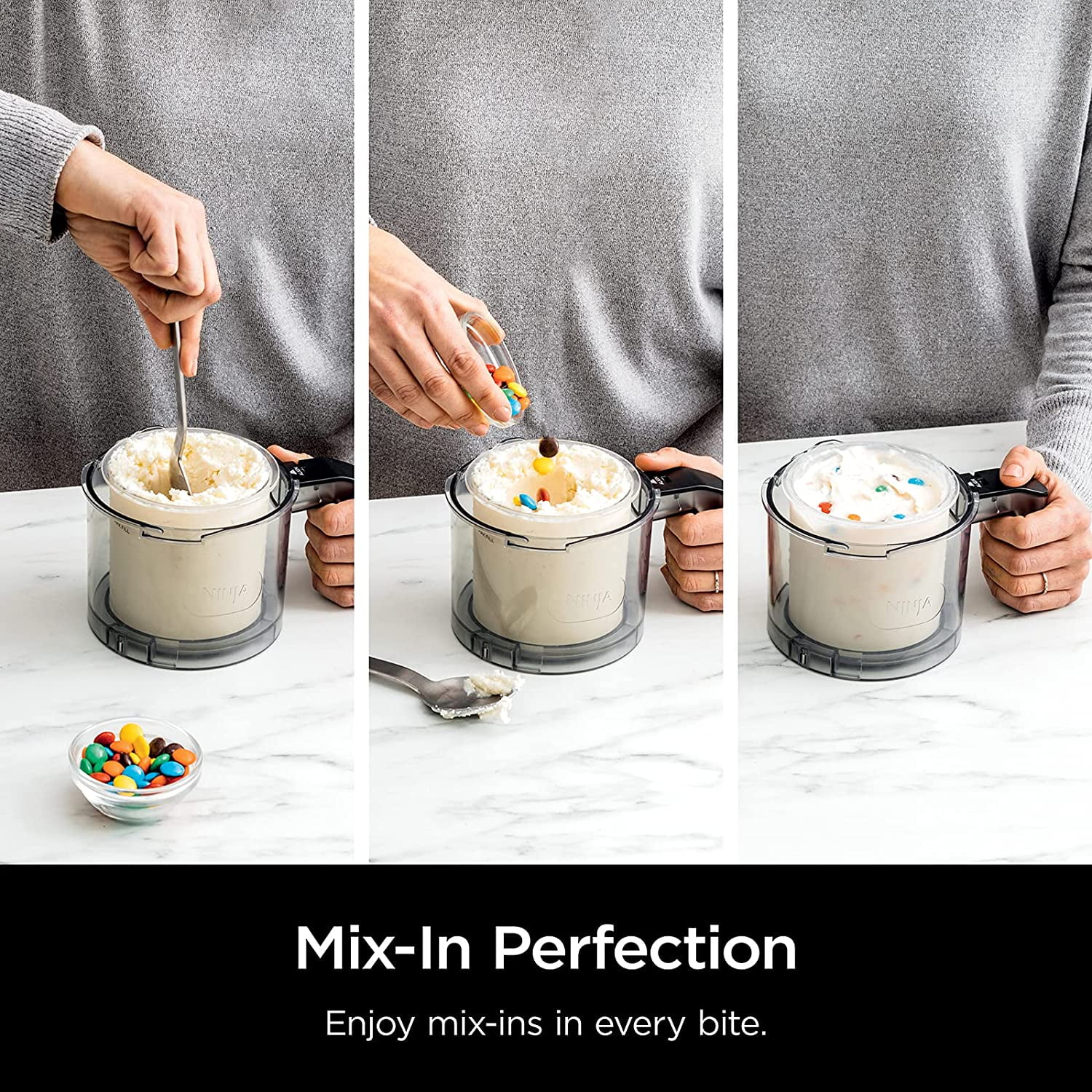 Restored Ninja Ice Cream Smoothie Maker (Refurbished)