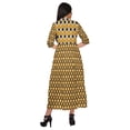 thumbnail image 4 of Moomaya Printed Kurta Summer Wear Ladies Kurti Front Slit Tunic Tops Women, 4 of 5