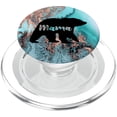 thumbnail image 1 of PopSockets PopGrip para MagSafe Mama Bear, acuarela verde azulado y rosa, 1 of 5