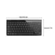 thumbnail image 2 of Wireless Keyboard Mouse 2.4G Mini juego combinado de teclado multimedia para computadora portátil, computadora de escritorio, TV, suministros de oficina, negro Eigraketly EL2198-03B, 2 of 2