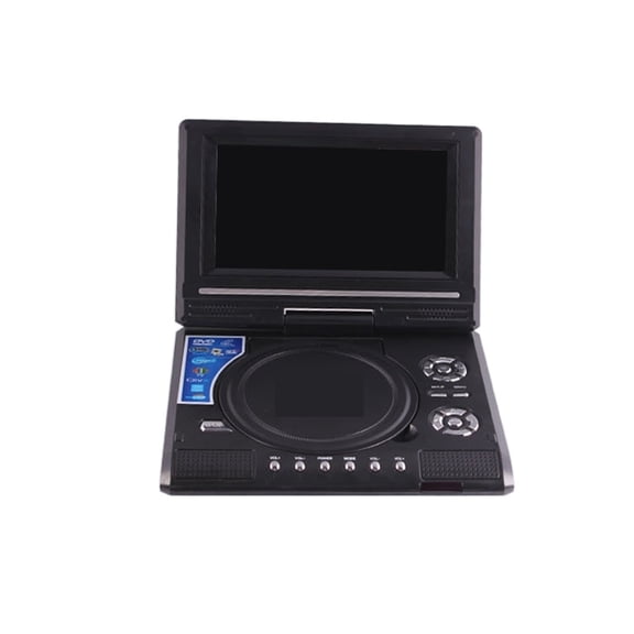 DVD Player 7.8 Inch Desktop CD 270 Degree Rotation Screen With Remote Control Portable Travel Home Cinema Video ,Upgrade Drive