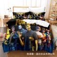 thumbnail image 1 of Cartoon Children's Game Fortress Night Quilt Cover Bedding 3D Digital Printing Three-piece Set, 1 of 4