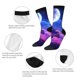 thumbnail image 4 of Balery Dreamy Colorful Starry Sky Calcetas Largas con Estampado para Hombre y Mujer – Suaves y Transpirables, Talla Única (US 5-11), 4 of 6