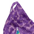 thumbnail image 5 of Jungle Foliage Lounger Chair Bag, Repetitive Pattern of Abstract Colored Exotic Leaves Repetition in Violet, High Capacity Storage with Handle Container, Lounger Size, Pink Purple, by Ambesonne, 5 of 5