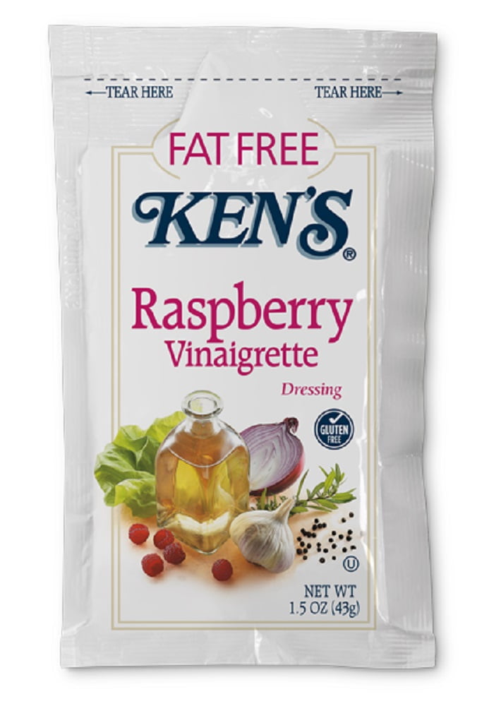 Ken's Fat Free Raspberry Vinaigrette Dressing (Pack of 15)