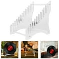 thumbnail image 2 of 4Set Vinyl Record Rack Clear Acrylic Storage for Albums and CDs Home Decoration Hallway, 2 of 9