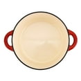 thumbnail image 4 of Hamilton Beach 5.5 Quart Enameled Cast Iron Covered Round Dutch Oven Pot, Red, 4 of 7