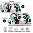thumbnail image 3 of Balery Panda Cute Pink Hearts Print Car Windshield Sun Shade,Windshield Sunshade for Car Pickup Truck SUV Accessories-Medium, 3 of 7