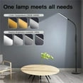 thumbnail image 2 of Metal LED Floor Lamp, 74''H Modern Touchable Floor Lamp with Remote Control, Dimmable Reading Desk Lamp Standing Light for Living Room, Bedroom, 2 of 7