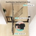 thumbnail image 6 of DOMIPET 29.5''-46'' Extra Wide Pet Gate, 30'' High Pressure Mounted Dog Gate for Doorways & Stairs, Black, 6 of 7