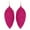 J, variant on Pink Heart Earrings Hot Pink Earrings For Women Lover Earrings Earrings Rectangle Dangle Earrings Tassel Earrings For Women Lightweight Statement Jewelry Acrylic Drop Earrings