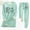 Mint Green, variant on Ladies' Autumn And Winter Comfortable Printed And Thick Slim Fit Bottom Shirt Warm Set Front Piece Women Suites for Work Pant Suits for Women for Work Dress Pant Suits for Women for Work And Suit for