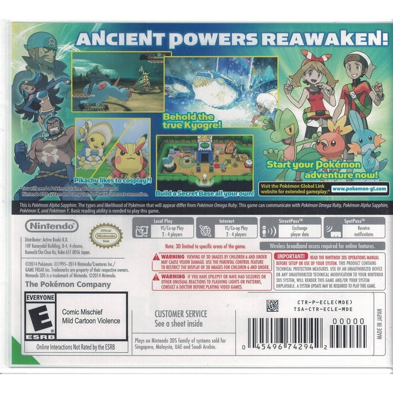 Amazon.com: Pokemon Omega Ruby and Pokemon Alpha Sapphire