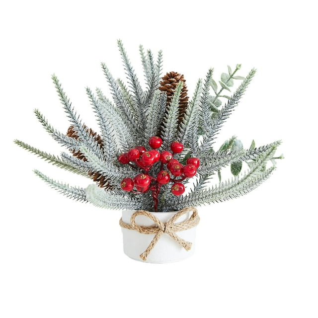 Outdoor Christmas Decorations Christmas Decoration Desktop Mini Christmas Tree Christmas Living Room Bedroom Atmosphere Decoration Suitable for Christmas Bedroom Desktop Decoration