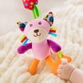 thumbnail image 4 of Kiddiway Baby Toy Teether Car Hanging Wind Chime - Plush Figurine Style, Baby Car Toys & Stroller Toys, Teething Toy with Soft Rattle, Sensory Soothing, BPA-Free, Hanging,c, 4 of 6