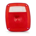 thumbnail image 2 of For Jeep Wrangler Tail Light 1987-2006 Passenger Side Lens Only w/Gasket and Screw CH2808106 | 56006514, 2 of 7