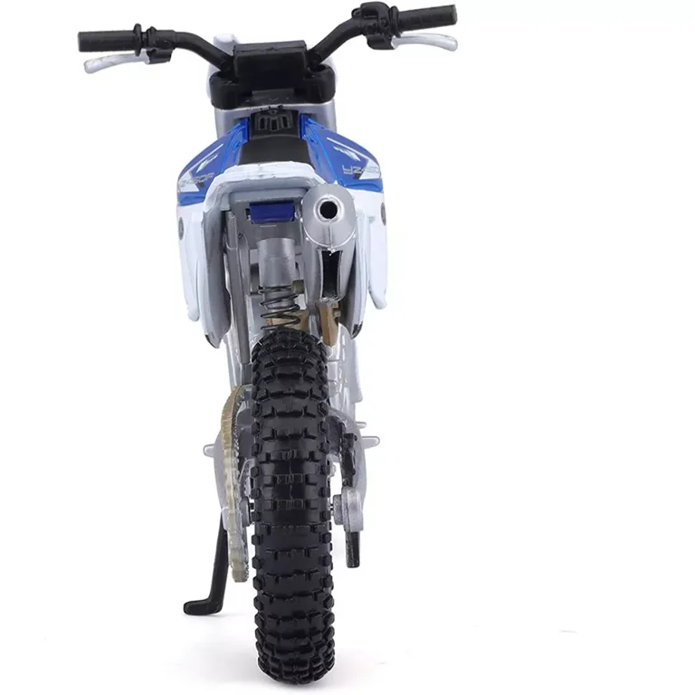 Yamaha YZ450F blue and white 1/12 diecast motorcycle model by maisto