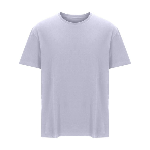 Chemises pour Hommes, T-shirt d'Été Décontracté Ample à Manches Courtes et Col Rond pour Hommes