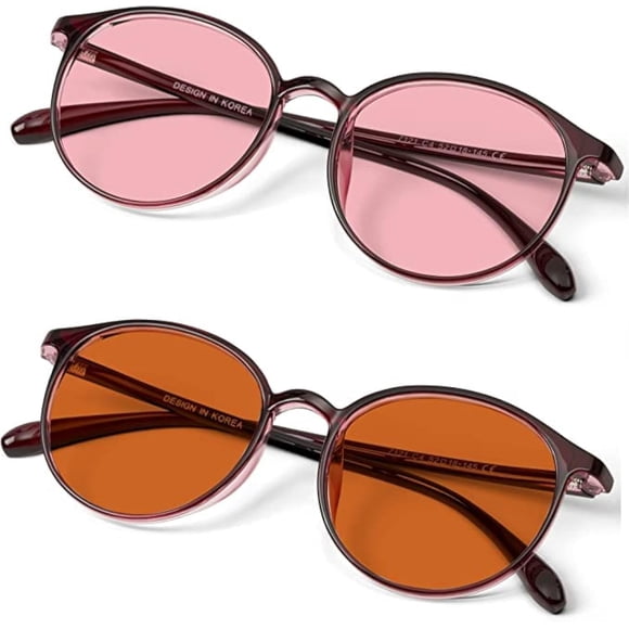 Gafas BRADDELL para interiores FL-41 rosa y para exteriores FL-60, color marrón