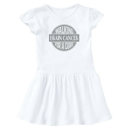 

Inktastic Brain Cancer Awareness Walk Gift Baby Girl Dress