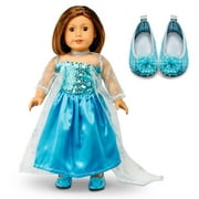 Fits American Girl 18 inch Princess Dress 18 Inch Doll Clothes Outfit Set W Ith Shoes