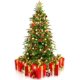 thumbnail image 3 of Adorno de árbol de Navidad con purpurina de metal Adorno de estrella de alambre hueco para adorno de árbol de Navidad Xemadio WMZL-259-1, 3 of 7