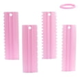 thumbnail image 1 of Raspador de pasteles para decoración, peine de dientes de sierra de plástico, mousse, mantequilla, crema, herramientas para bordes de pasteles, glaseado de pasteles de dientes de sierra de plástico,, 1 of 8