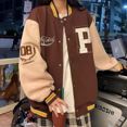 thumbnail image 4 of -Chaqueta de béisbol Vintage para mujer, abrigo de gran tamaño, moda coreana, ropa de calle Y2k, chaquetas universitarias, Bomber, estética, 4 of 5