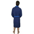 thumbnail image 2 of Juicy Trendz Men’s Terry Cotton Bathrobe with Shawl Collar, Two Tone Spa Robe & Adjustable Belt, 2 of 2