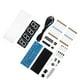 thumbnail image 5 of Kit De Reloj Electrónico De Bricolaje, Kit De Reloj LED De Bricolaje Recargable De 4 Dígitos Con Visualización Automática De Temperatura De Tiempo, Proyectos De Soldadura De, 5 of 7