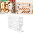 thumbnail image 2 of BKBP Porte-ufs 30 pour Réfrigérateur - Organisateur d'Ufs Automatique, Distributeur d'Ufs à 4 Niveaux Gain de Place pour Réfrigérateur, Plateau de Rangement d'Ufs Grande Capacité pour Cuisine et Garde-Manger, 2 of 9