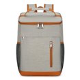 thumbnail image 1 of Mochila Aislada Tela Oxford Bag Almuerzo Gran Capacidad () Naranja, 1 of 9