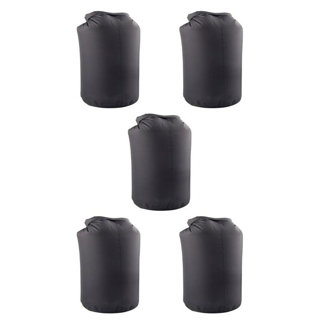 pitrice 8 L 40 L 70 L 75 L Sac Étanche Étanche Sac de Transport Natation Rafting Kayak Rivière Randonnée Flottant Voile Canotage Bateau Noir 75 L Ensemble de 5