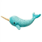 Douglas Toys Small Turquoise Narwhal Plush Stuffed Animal Toy, 9