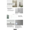 thumbnail image 2 of Kohler 707536-L-BNK 74 x 40 in. Revel Pivot Shower Door with 0.31 in. Thick Crystal Clear Glass - Anodized Brushed Nickel, 2 of 7
