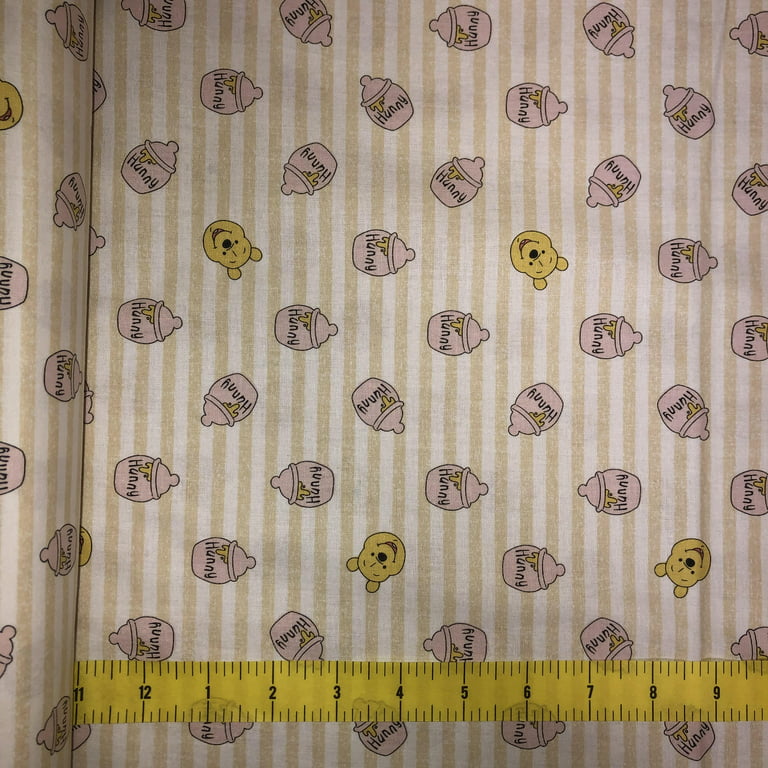 Winnie Pooh Fabric Cotton, Disney Fabric Winnie