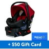[$50 Gift Card] Britax B-Safe 35 Infant Car Seat, Cardinal with Free $50 Gift Card