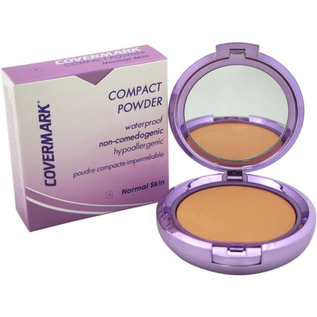 Covermark for Women Compact Powder Waterproof # 4 Normal Skin, 0.35