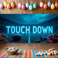 thumbnail image 5 of Vintage Style Football Themed Banner Touch Down Decoration for Football Parties Sports Events Fan Gatherings Backdrop Decorations, 5 of 7