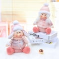 thumbnail image 1 of ER Dos regalos de Navidad, columpio de escritorio para niña, muñeca rosa, muñeca de máquina para el Día de San Valentín, 25*16*9cm oso de fresa Electrónica, 1 of 5