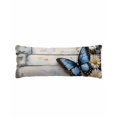 thumbnail image 2 of Butterfly Daisy Throw Pillow Covers, Retro Spring Floral Flower Wooden Grain Soft Breathable Pillow Cases with Zipper for Sleeping, Long Body Pillowcases for Couch Bed Sofa Chair 20x60 Inches, 2 of 6