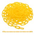 thumbnail image 3 of Uxcell 13Ft Plastic Safety Barrier Chain 2 S-Hooks, Yellow, 3 of 5