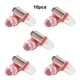 thumbnail image 5 of sweethay 10 piezas de luz para salpicadero de coche, 12V, indicador de Panel de instrumentos, lámpara lateral, bombilla de cuña, Bombillas para automóviles Luz roja, 5 of 6