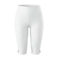 thumbnail image 7 of Edvintorg Capri Pants for Women High Waisted Casual Athletic Stretch Slim Fit Yoga Legging Fashion Clothing Women White L, 7 of 7