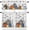 Beige, variant on Thanksgiving 3 Piece Kitchen Curtains Tiers and Valances Set, Fall Orange Pumpkin Maple Leaves Sunflower Vintage Beige Rod Pocket Short Window Tiers Curtains Panel and Valance for Cafe Bathroom