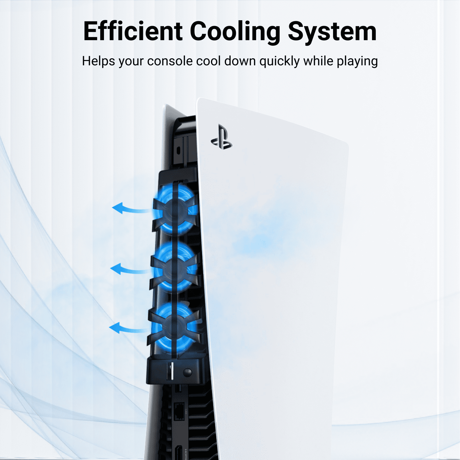 Cooling Fan Suitable For Ps5 Slim Console Optical Drive Version/digital  Version - With Rgb Multicolored Lighting, Efficient Cooling System,  Built-in 3 Illuminated Turbocharged Silent Fans, Cooling Fan Auxiliary  Radiator - Temu