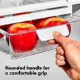 thumbnail image 3 of OXO Refrigerator Organizer Undershelf Drawer, 10-Inch Depth, Clear, 3 of 9