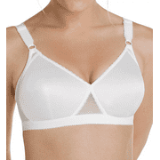 PLAYTEX White Cross Your Heart Tricot Lightly Lined Bra, US 44B, UK 44B, NWOT