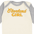 thumbnail image 4 of Inktastic Cleveland Girl Gold Boys or Girls Long Sleeve Baby Bodysuit, 4 of 5