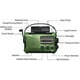 thumbnail image 5 of Radio de emergencia Kaito KA500GRN con alimentación AM/FM/SW de 5 vías, color verde, 5 of 7